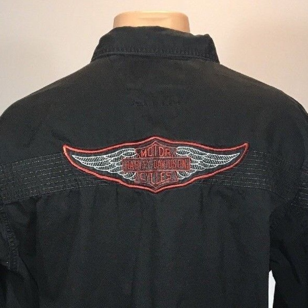 Harley Davidson Men’s Long Sleeve Button Front
